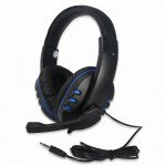 Wholesale Wired 3.5MM Headphone Headset with Long Mic Compatible with Cell Phone, Tablet, Laptop, Computer, PlayStation, Nintendo Switch, Xbox Console for Gaming Home School (Black)